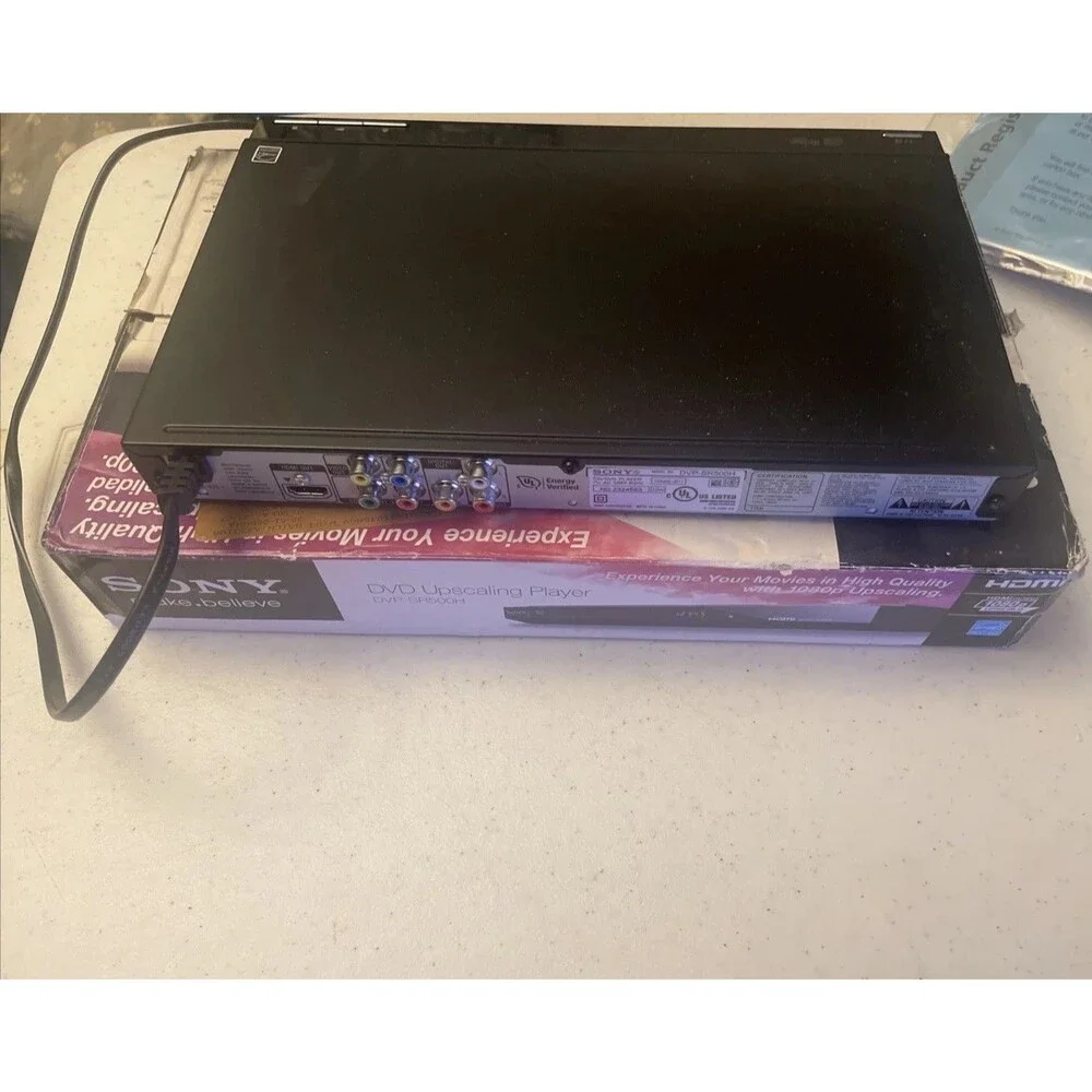 Sony DVP-SR500H CD/DVD Player Dolby Digital DTS 1080p HDMI Upscaling Working!